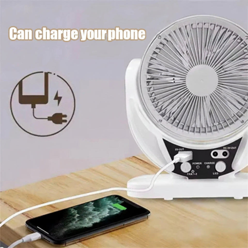 Solar Powered Multifunctional Fan