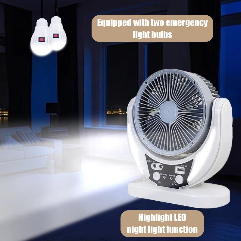Solar Powered Multifunctional Fan