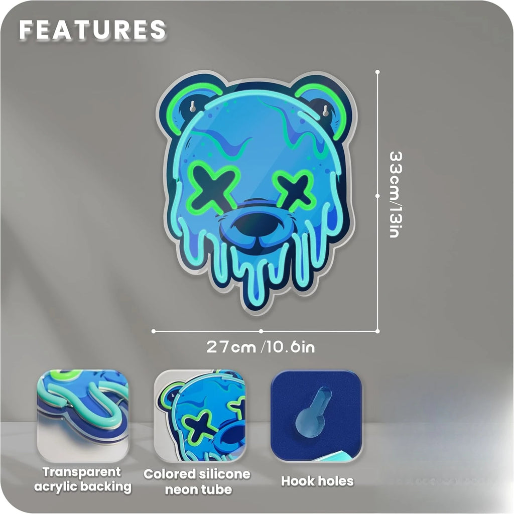 Ice Bear Neon Sign