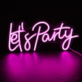 Let's Party Neon Sign