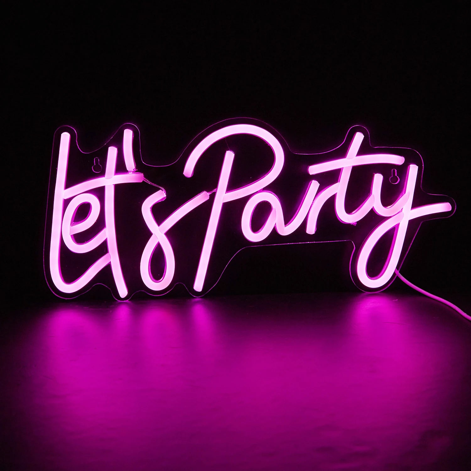 Let's Party Neon Sign