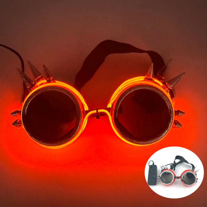 Cyberpunk LED Goggles