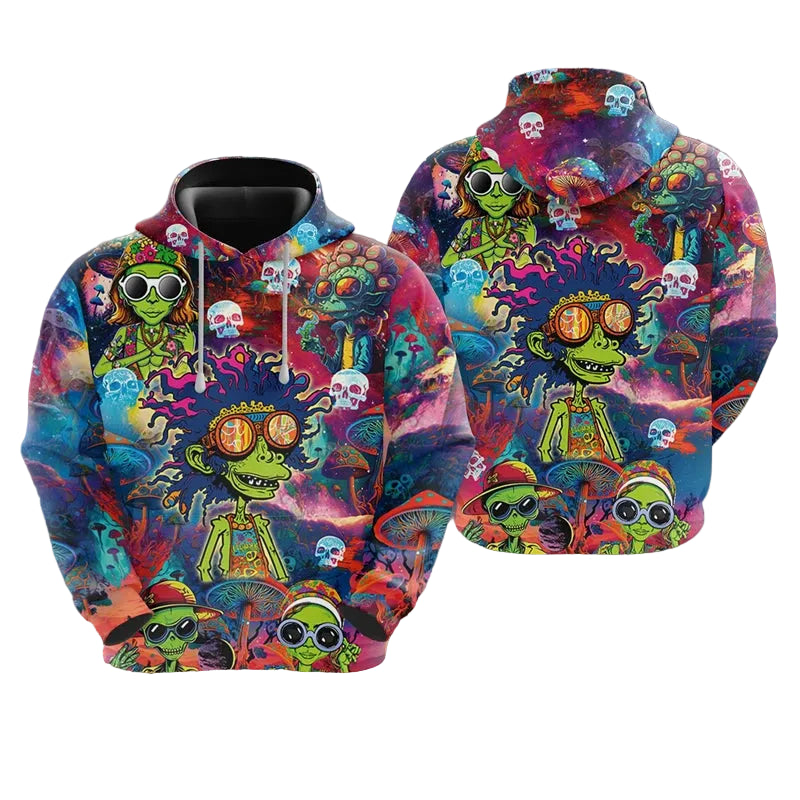 Trippy Alien Hoodie