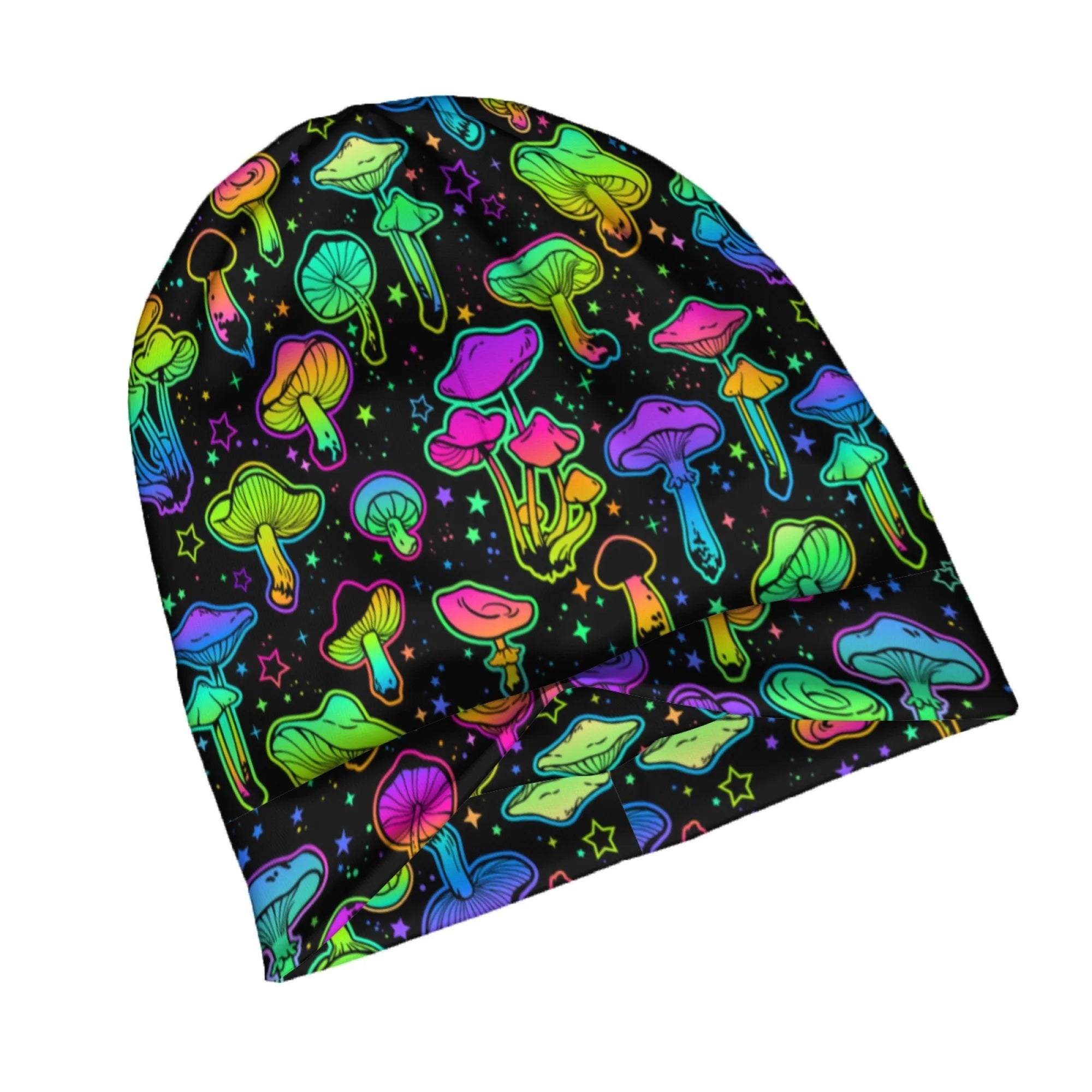 Neon Mushroom Beanie