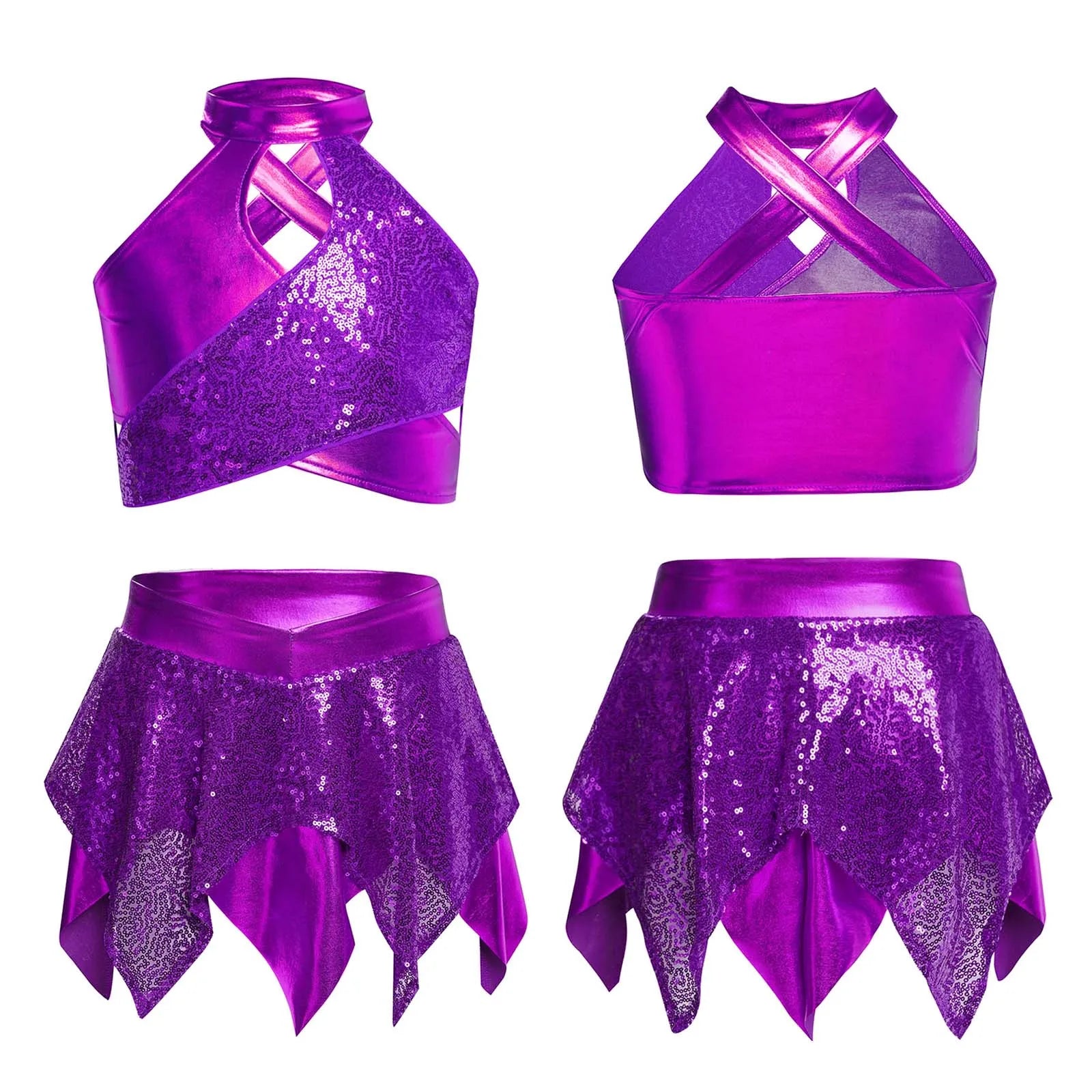Metallic Sequins Outfit