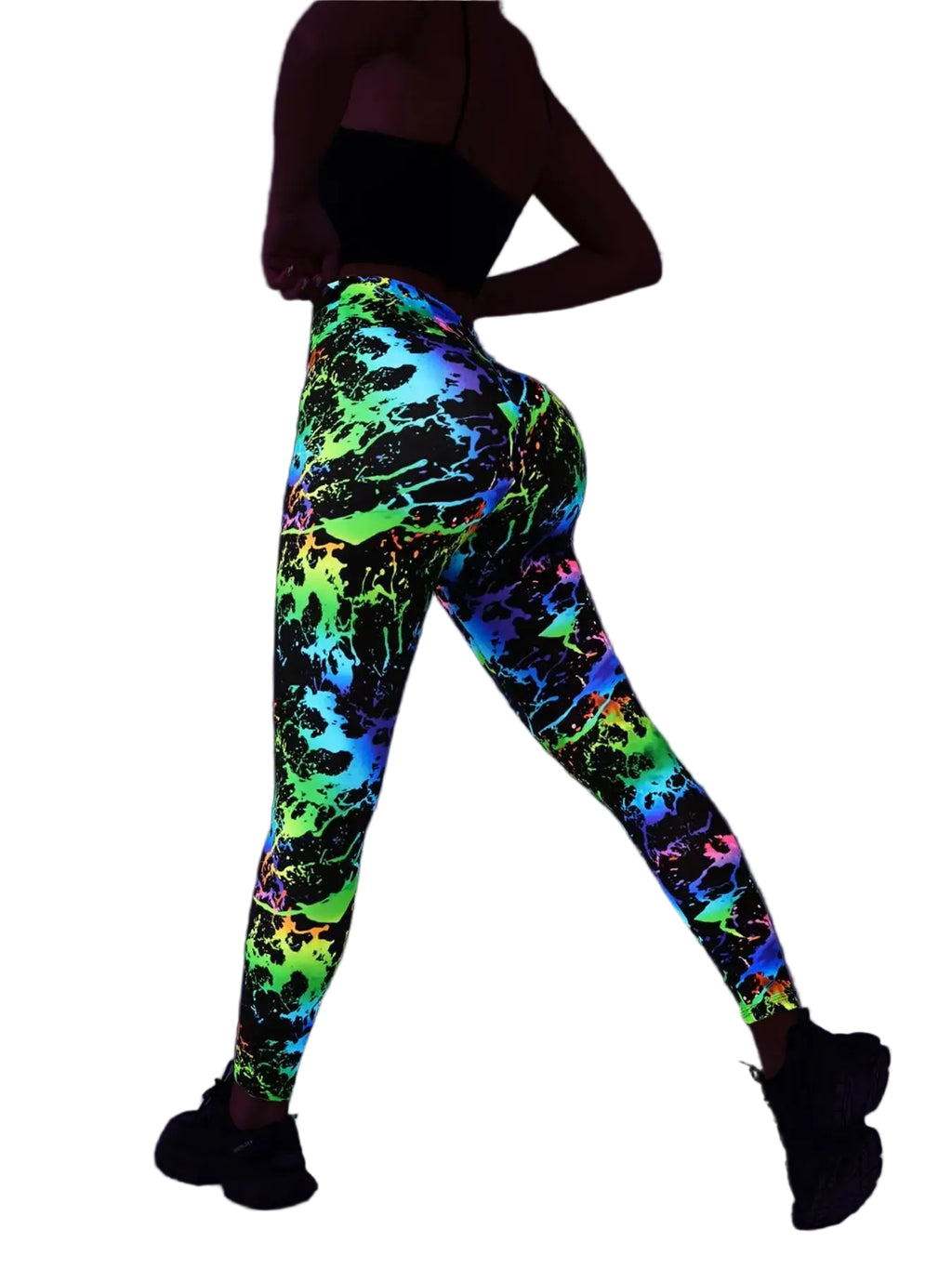 Fluorescent High Waisted Leggings