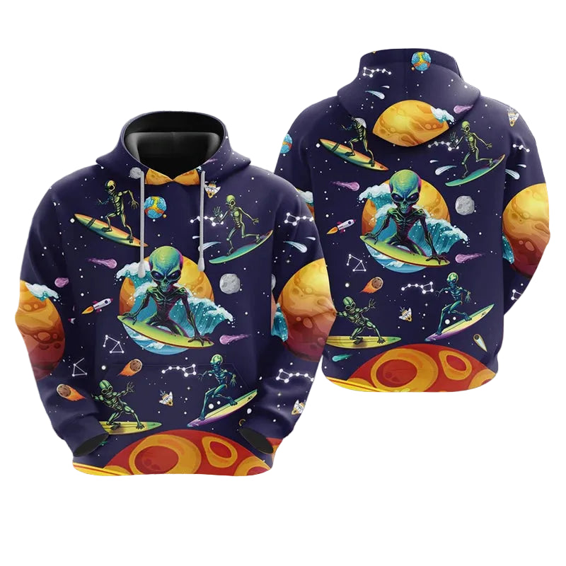 Trippy Alien Hoodie