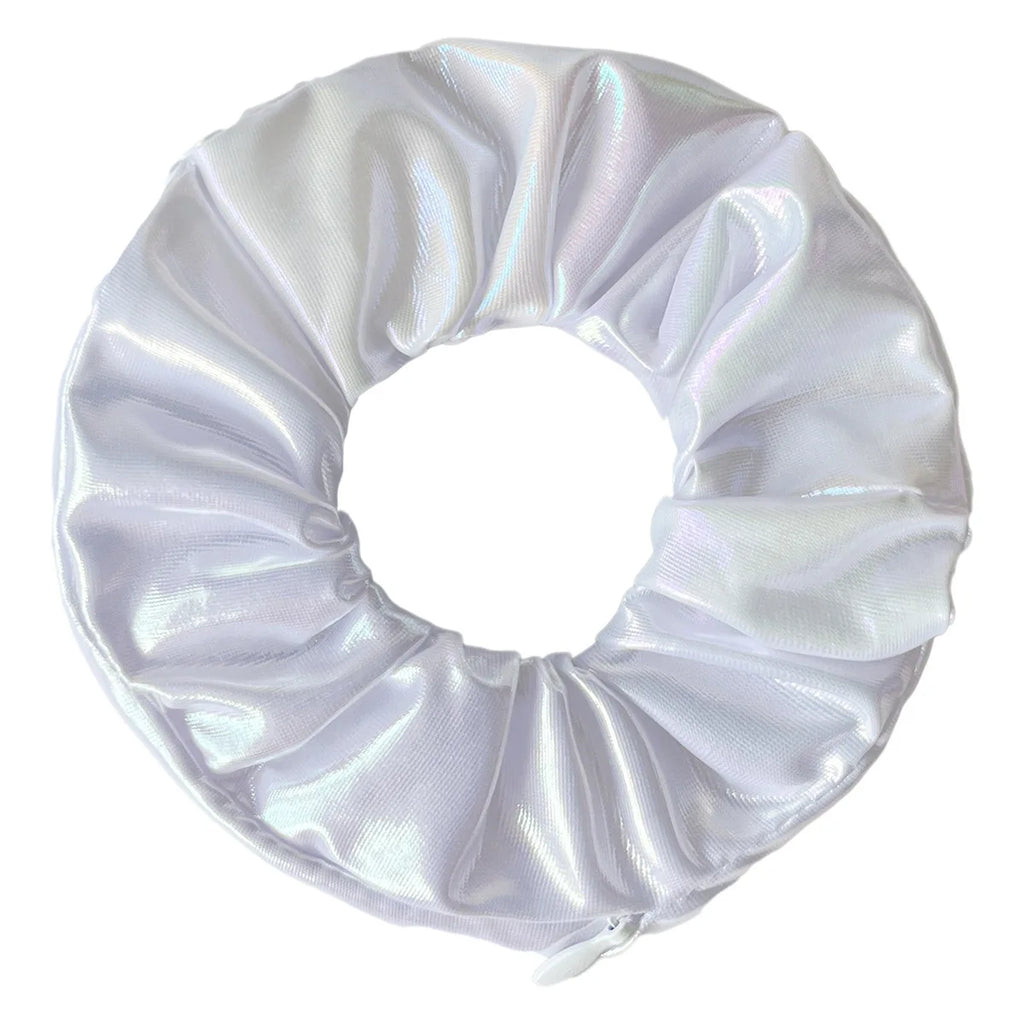 Hidden Compartment Metallic Scrunchies