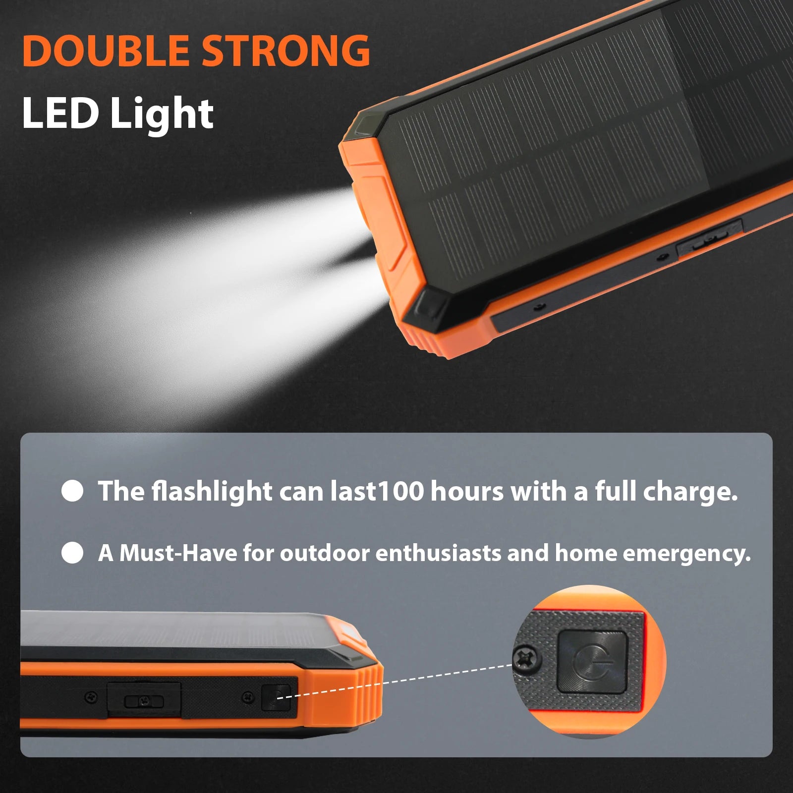 Solar Power Bank 20000mAh