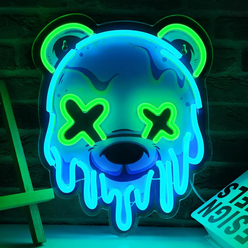 Ice Bear Neon Sign