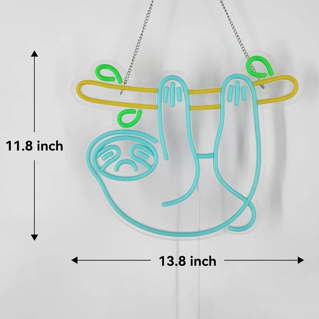 Cute Sloth Neon LED Sign