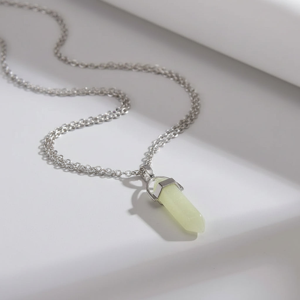 Luminous Stone Necklace