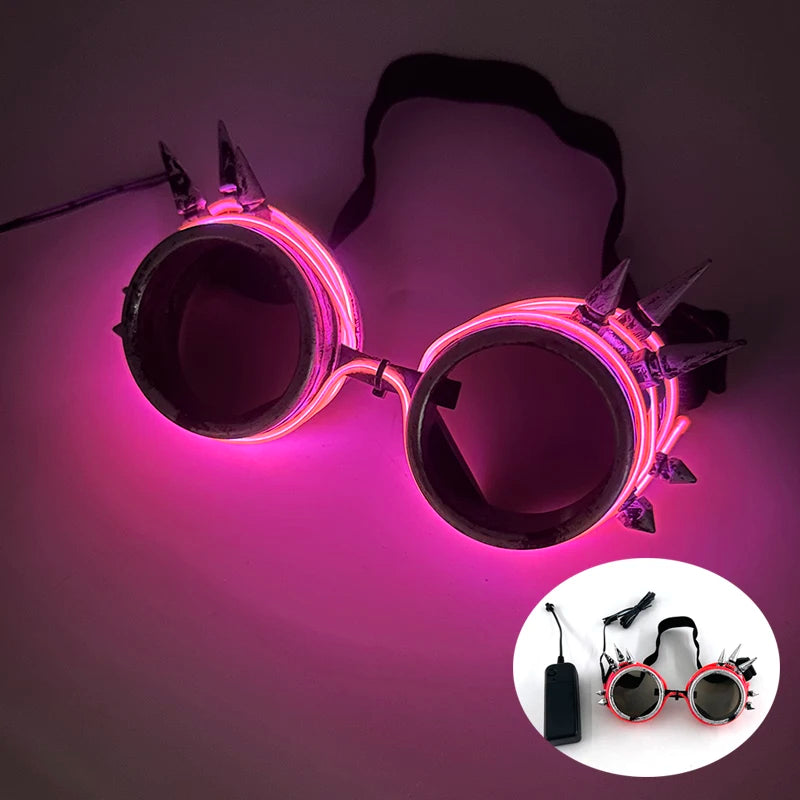 Cyberpunk LED Goggles