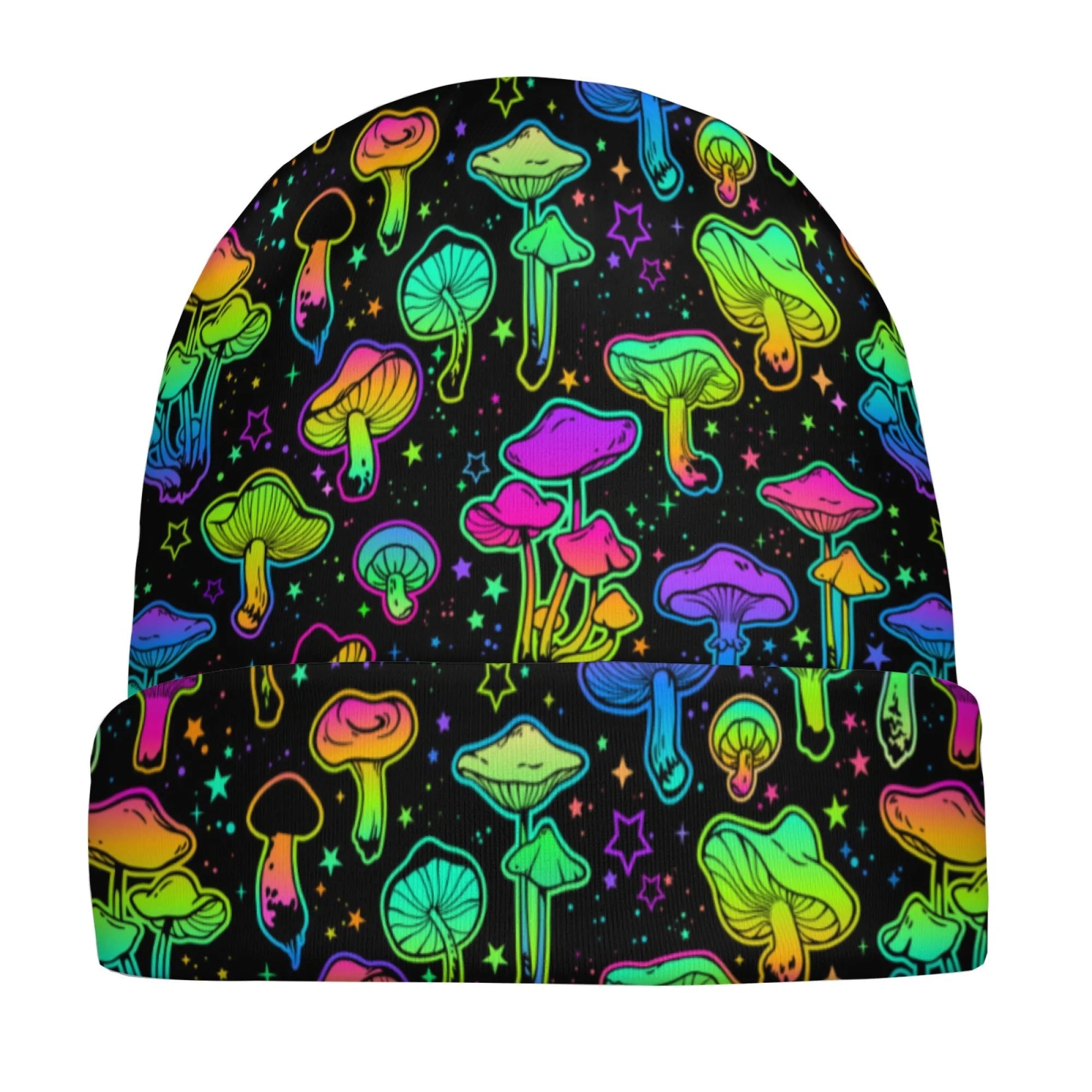 Neon Mushroom Beanie