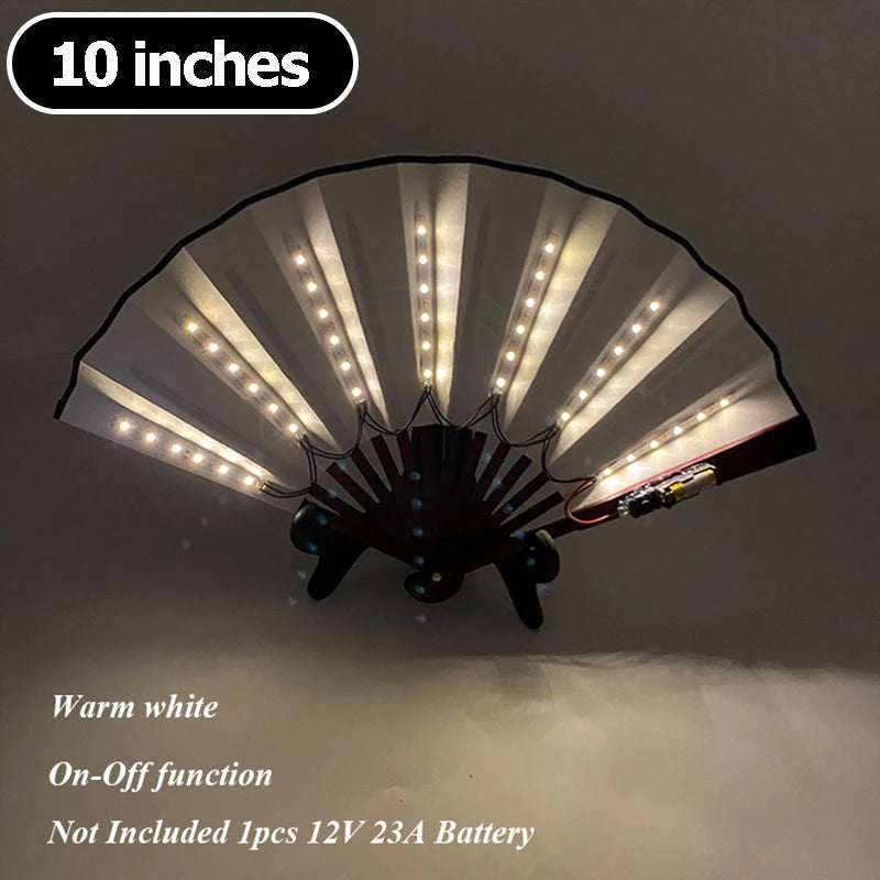 LED Folding Fan