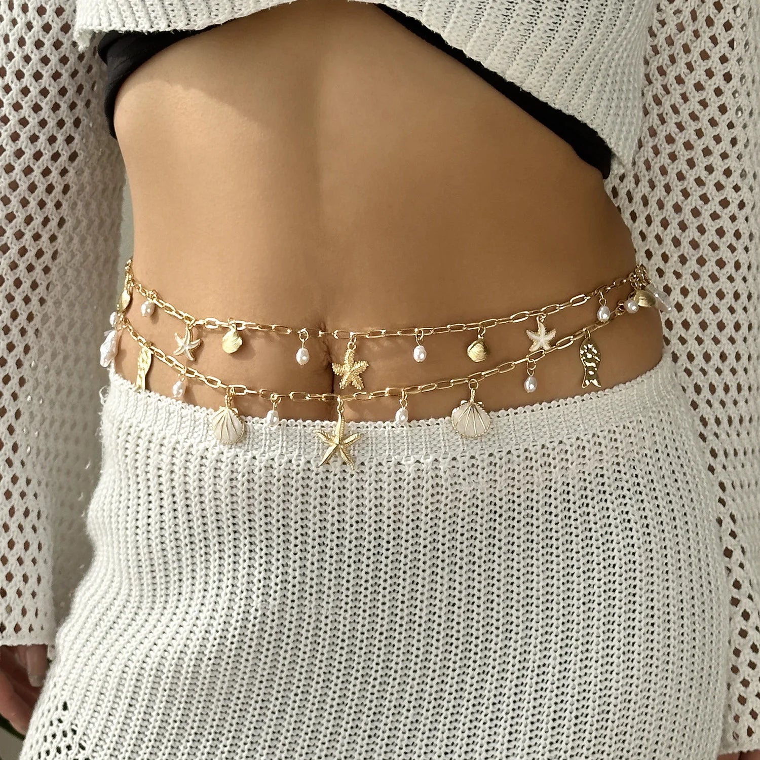 Shell Pendant Waist Chain