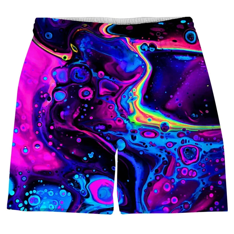 Psychedelic Graffiti Board Shorts