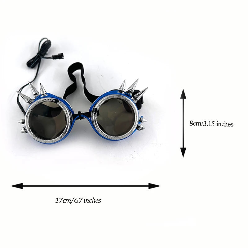 Cyberpunk LED Goggles