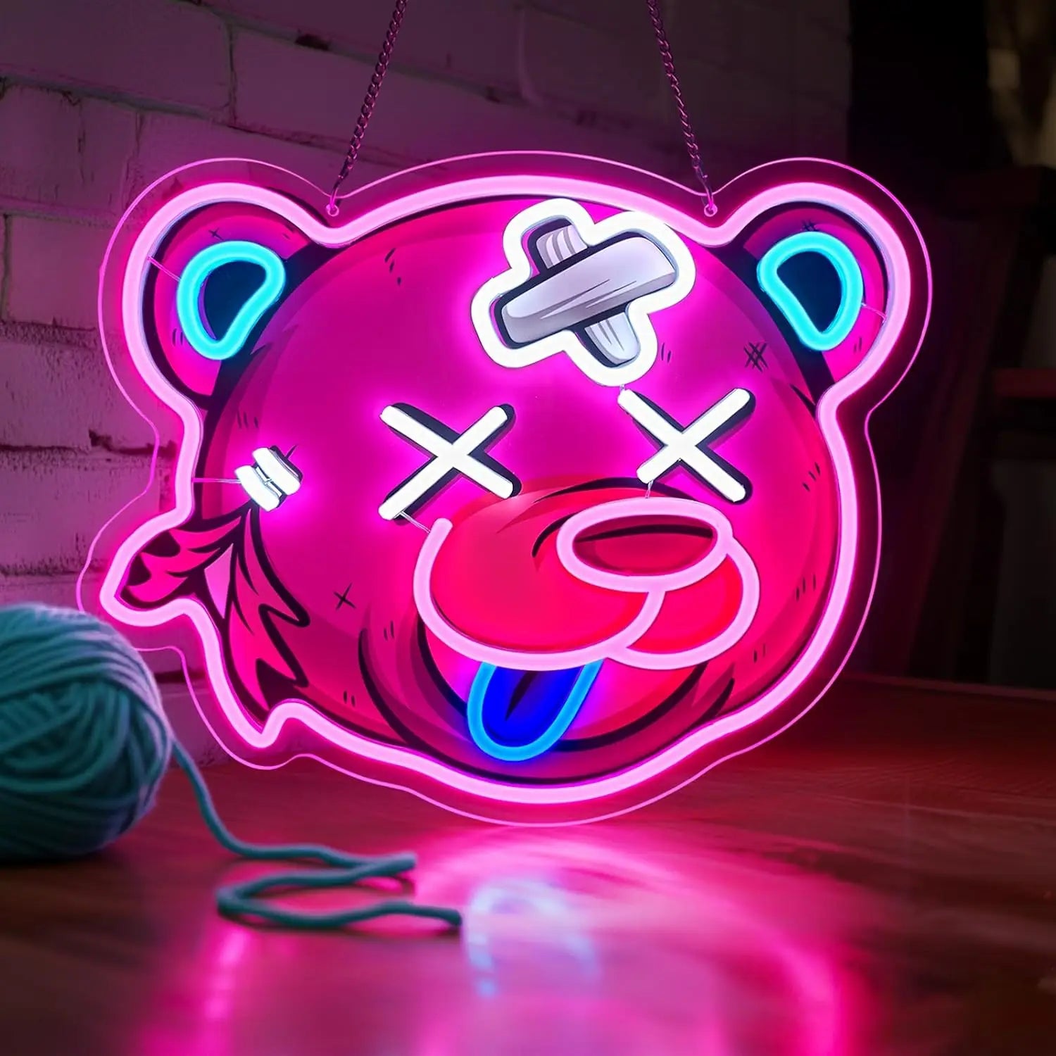 Pink Bear Dimmable Neon Sign
