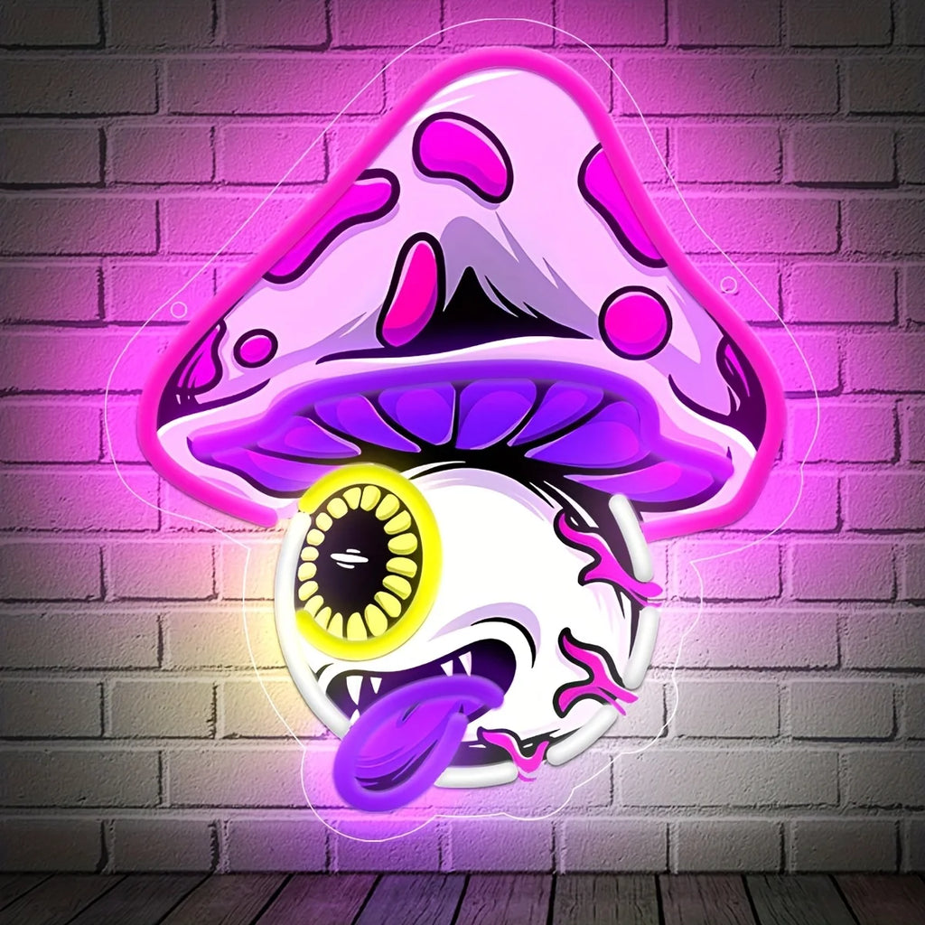 Poisonous Mushroom LED Neon Sign