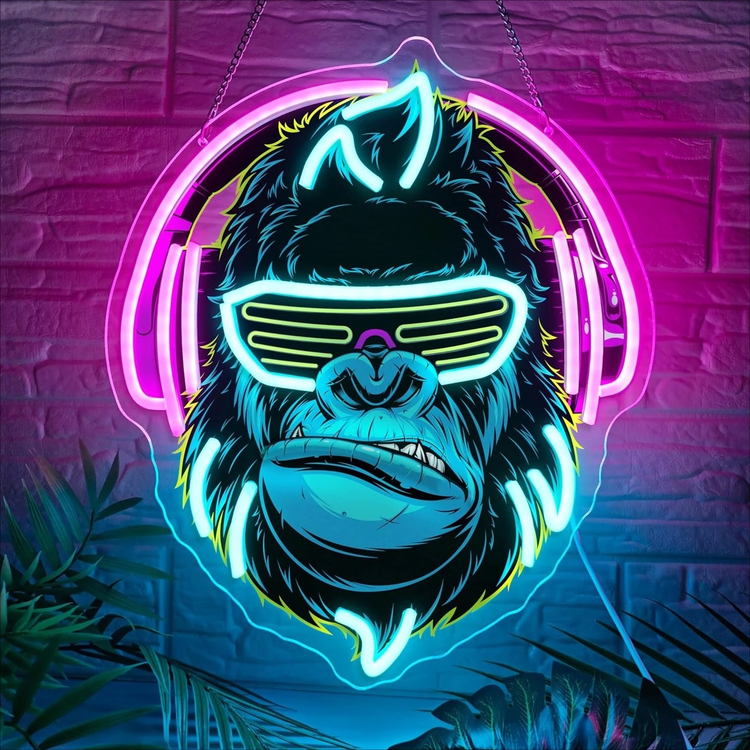 Gorilla Gamer Dimmable LED Neon Light