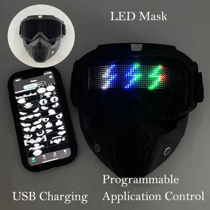 LED Bluetooth Goggles