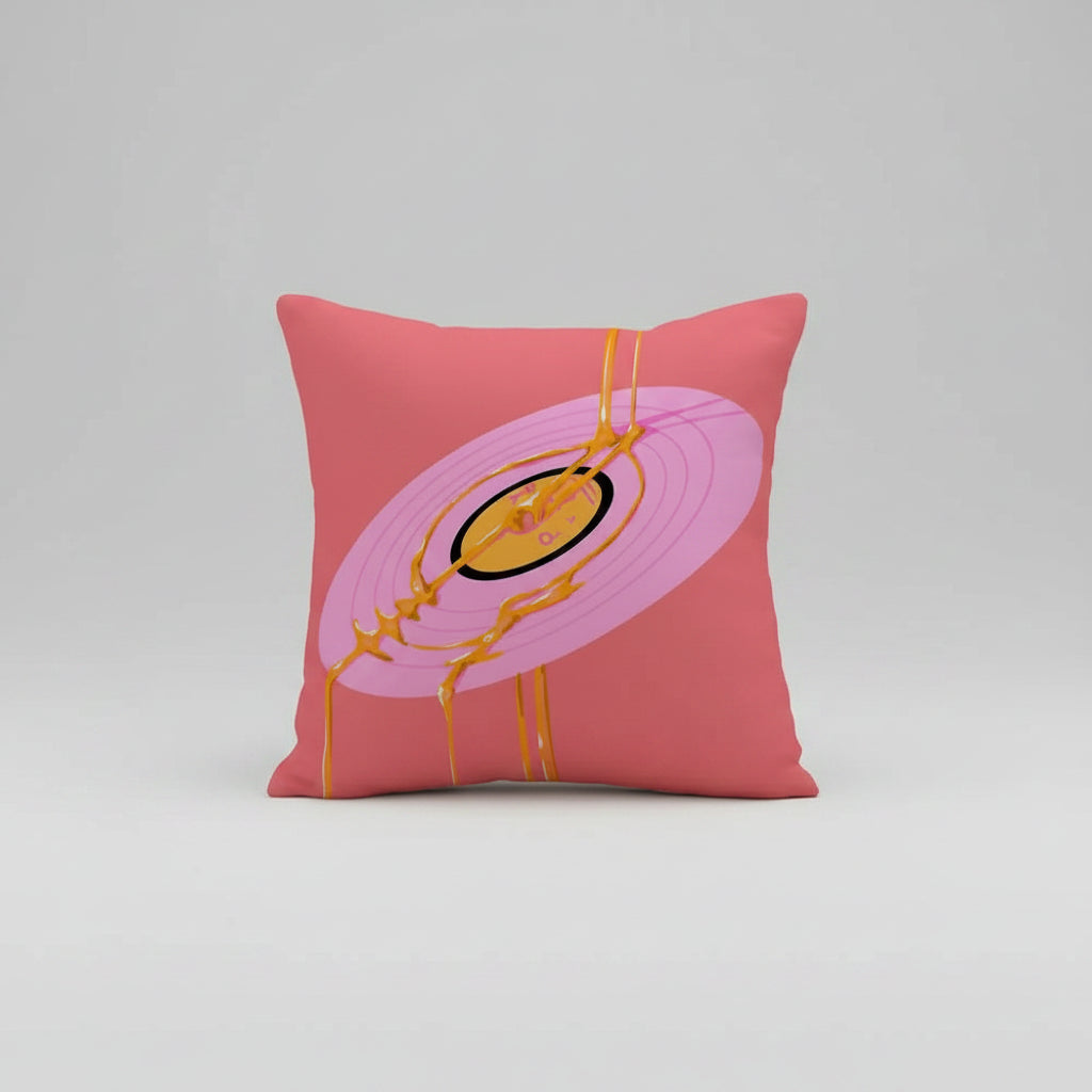 Vintage Vinyl Pillow Case
