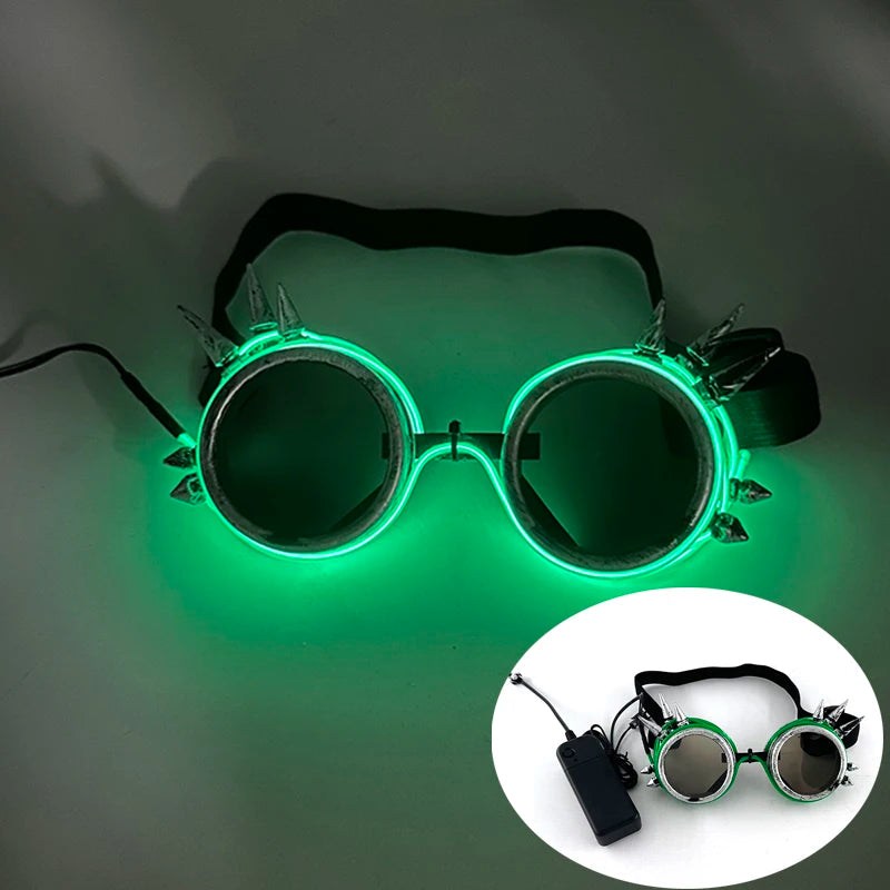 Cyberpunk LED Goggles