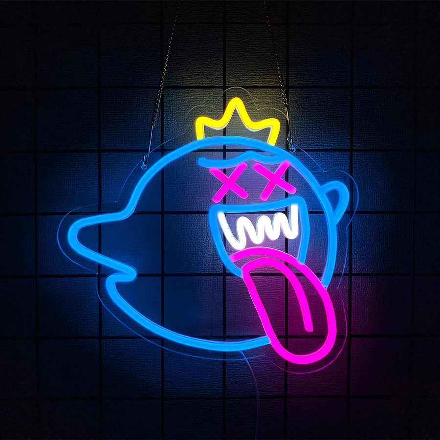 Mario Characters LED Neon Sign