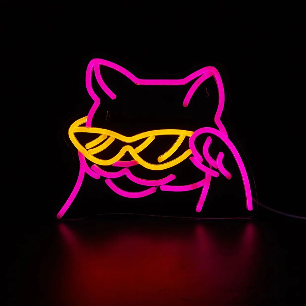 Cool Cat LED Neon Sign