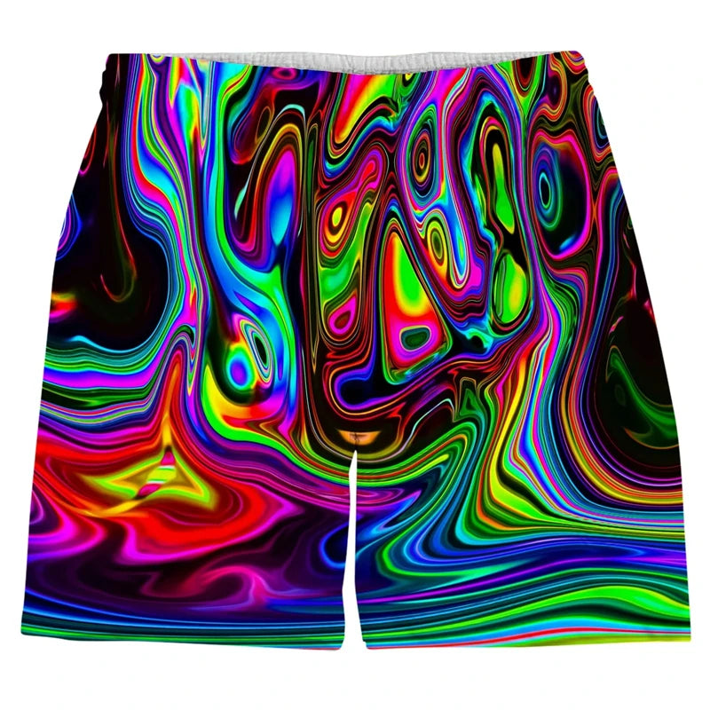 Psychedelic Graffiti Board Shorts