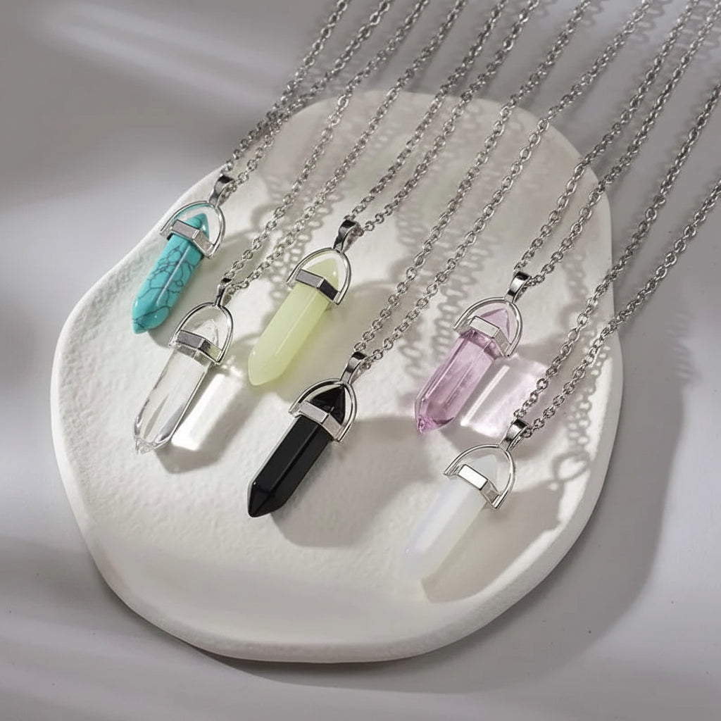 Luminous Stone Necklace
