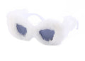 Fur Cat Eye Sunglasses