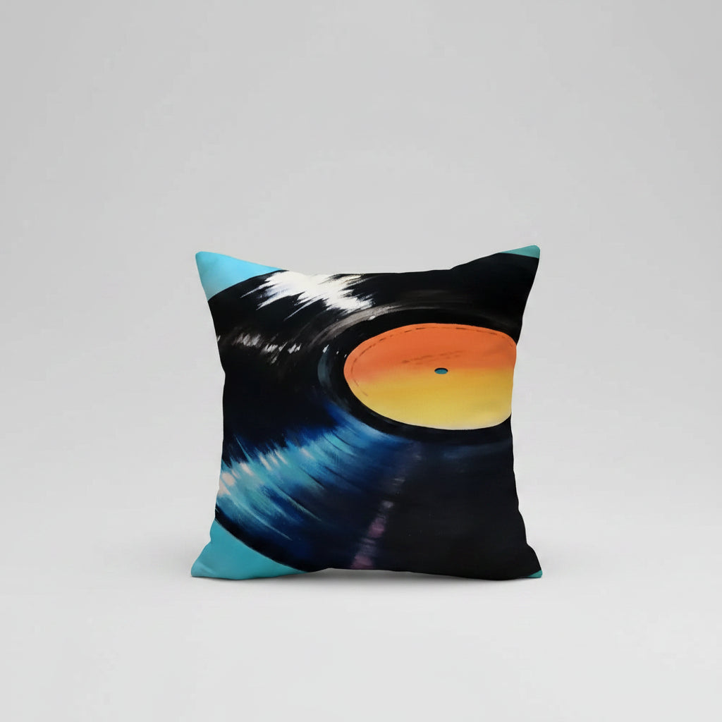 Vintage Vinyl Pillow Case