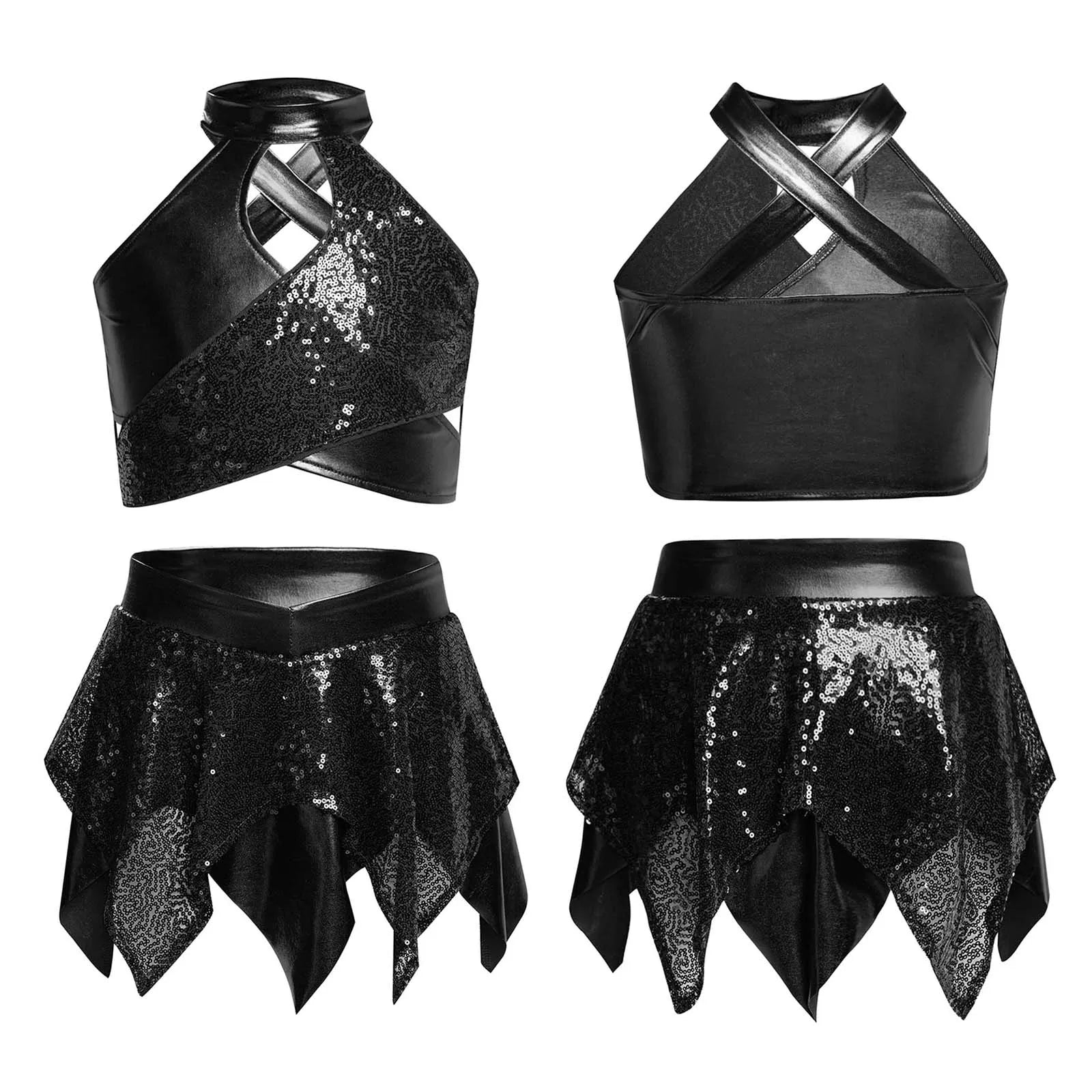 Metallic Sequins Outfit