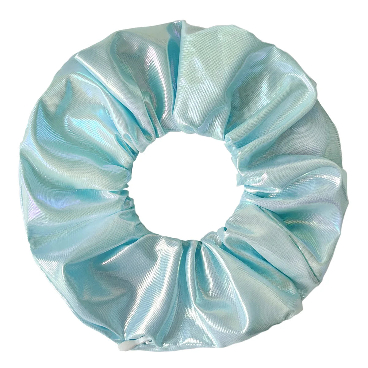 Hidden Compartment Metallic Scrunchies