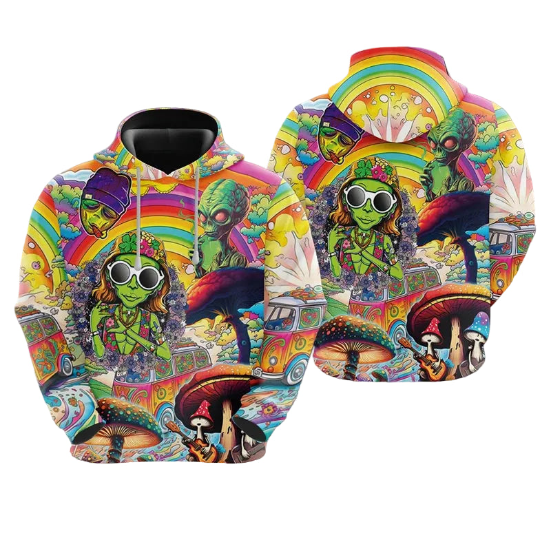 Trippy Alien Hoodie