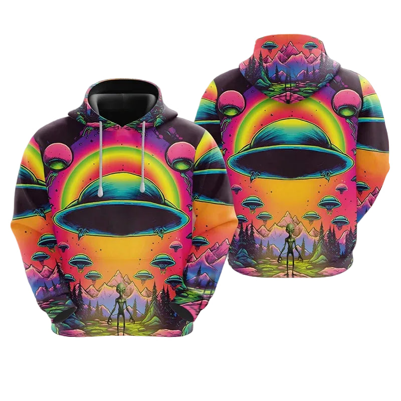 Trippy Alien Hoodie