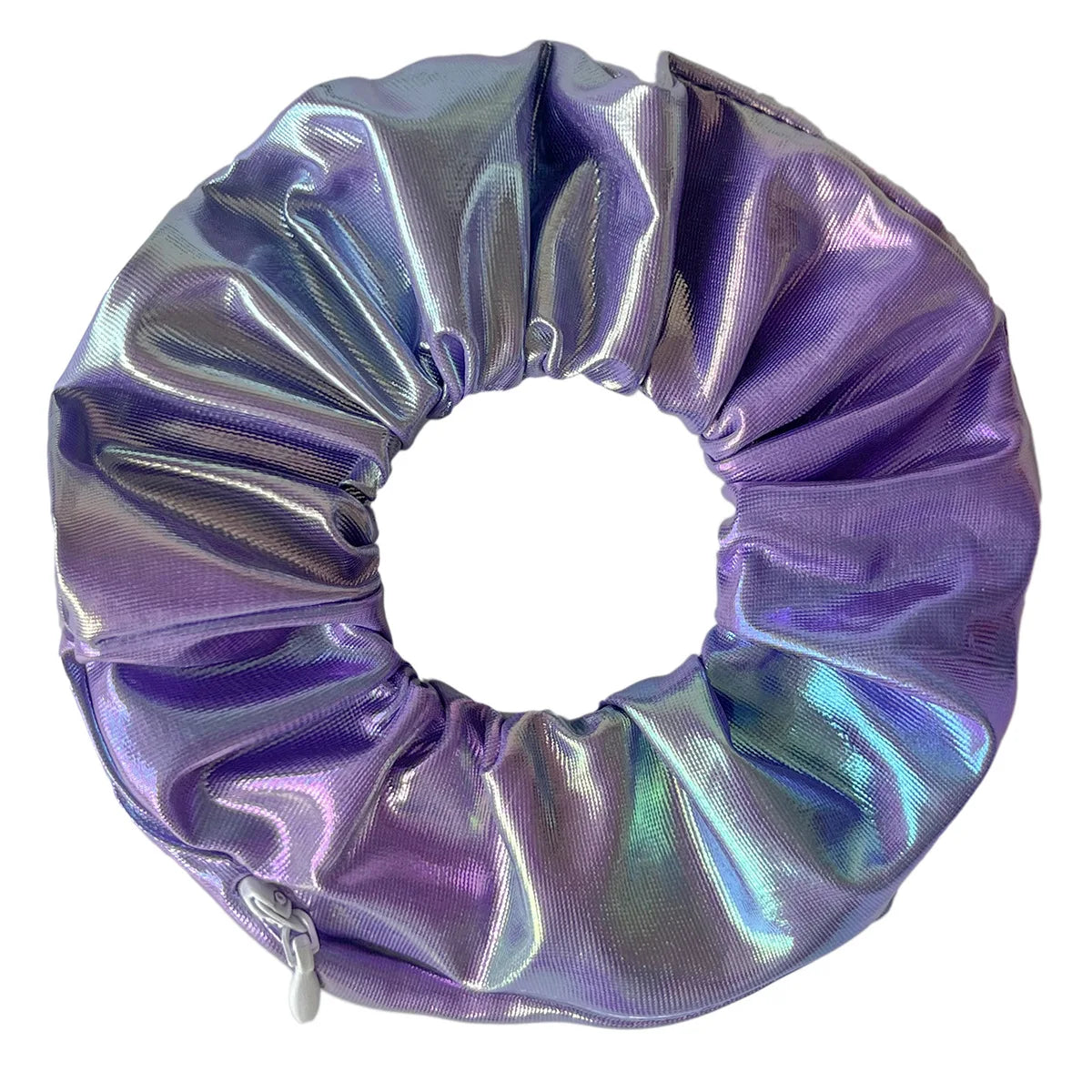 Hidden Compartment Metallic Scrunchies