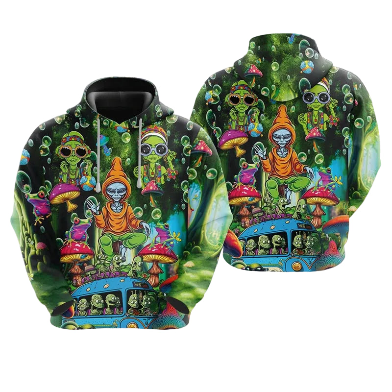 Trippy Alien Hoodie