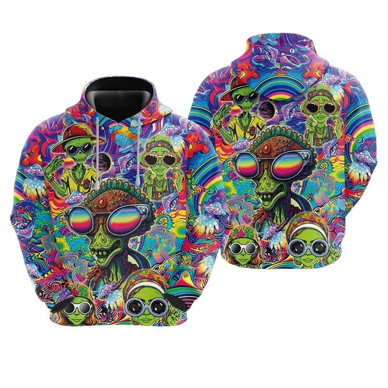 Trippy Alien Hoodie