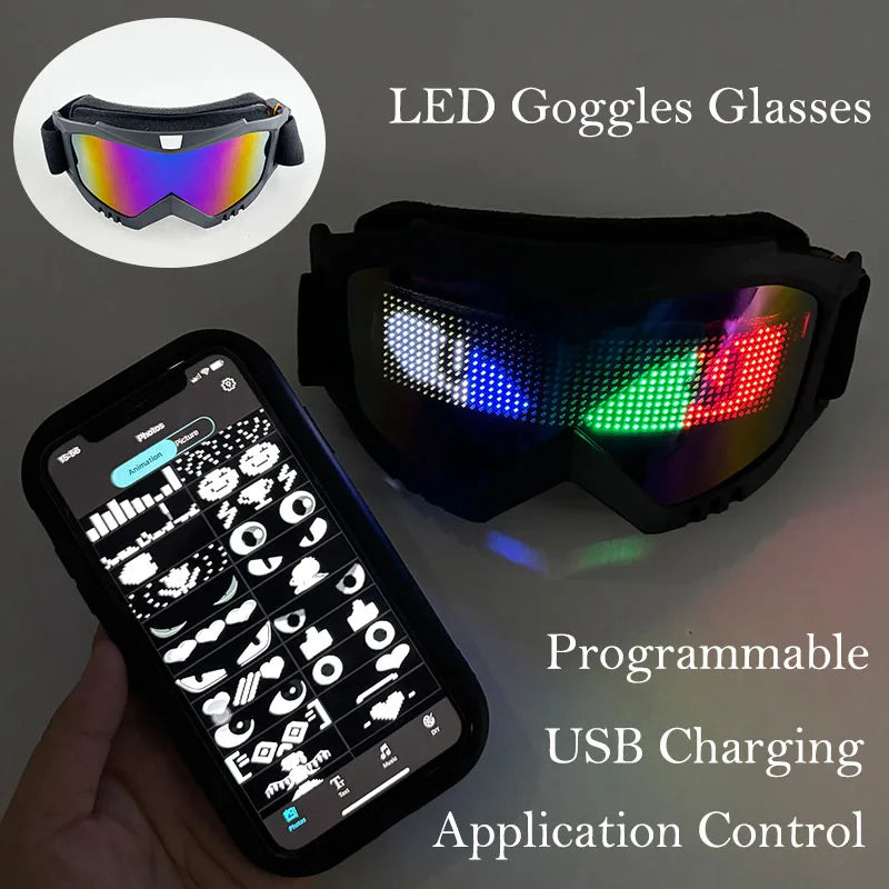 LED Bluetooth Goggles