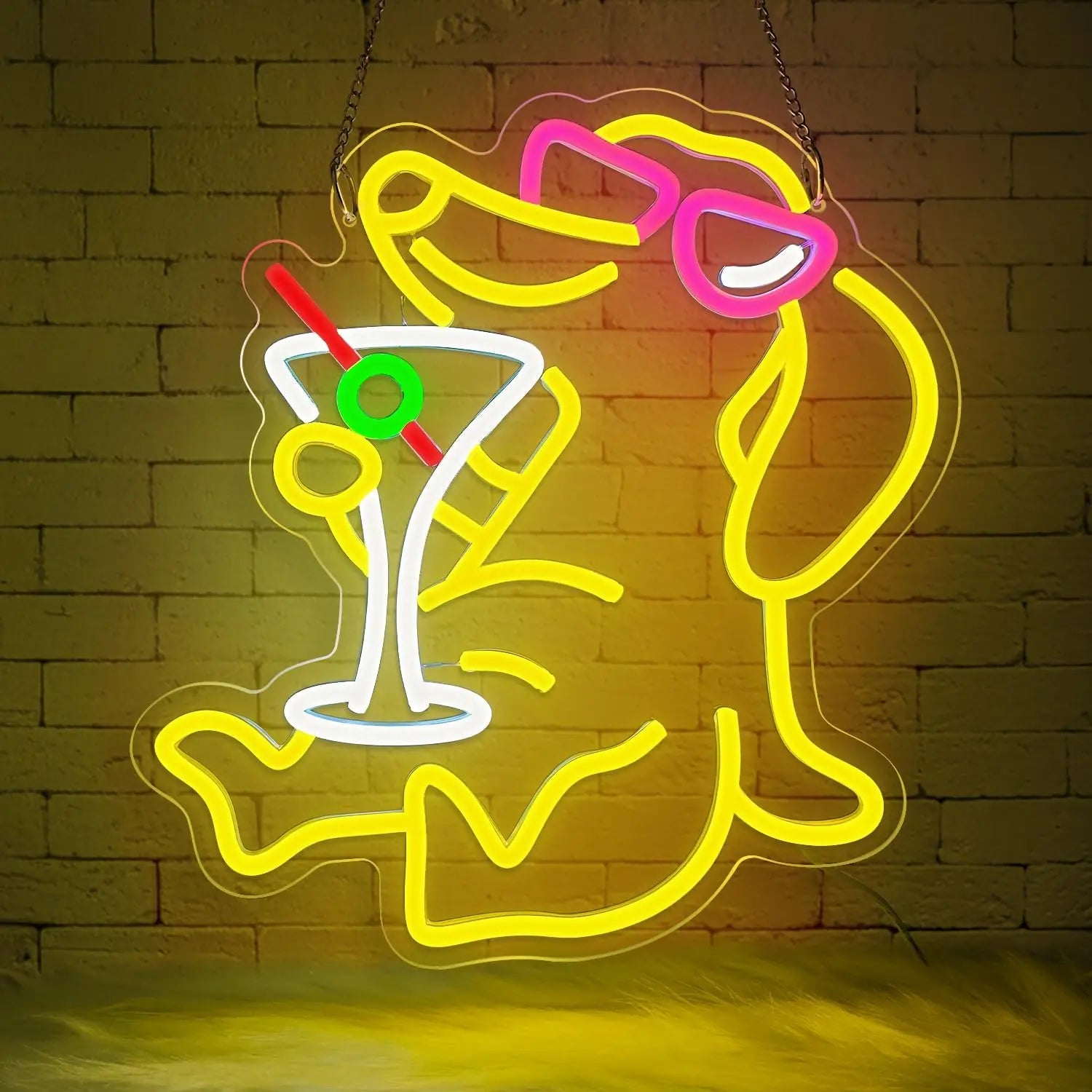 Drunk Dog LED Neon Sign