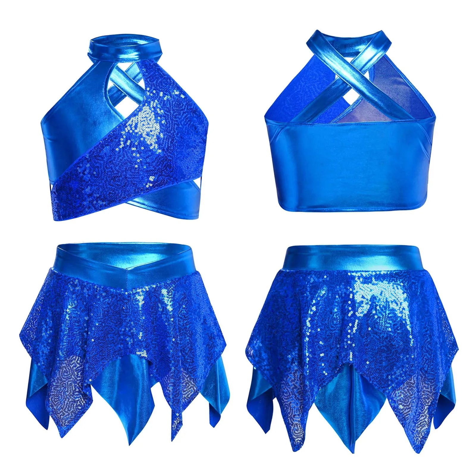 Metallic Sequins Outfit