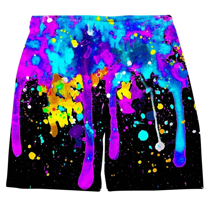 Psychedelic Graffiti Board Shorts