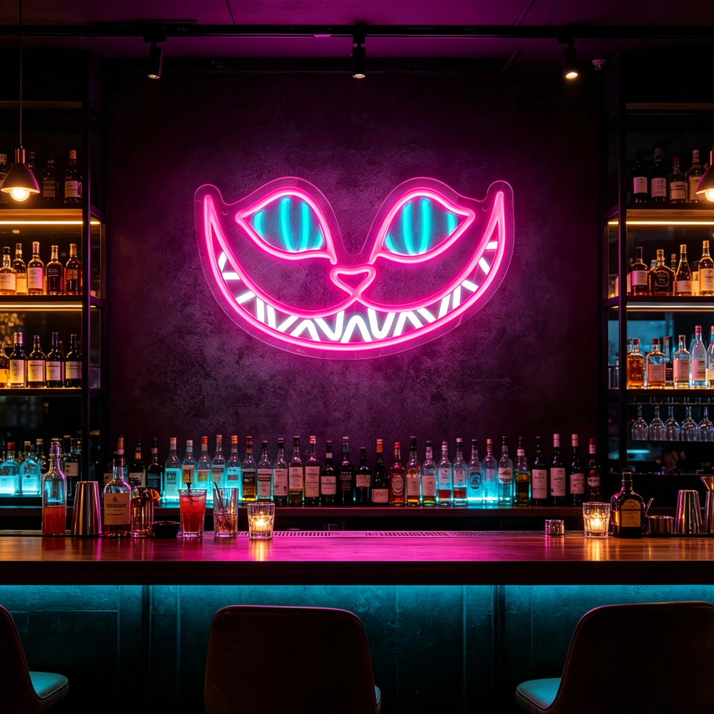 Crazy Cat LED Neon Sign