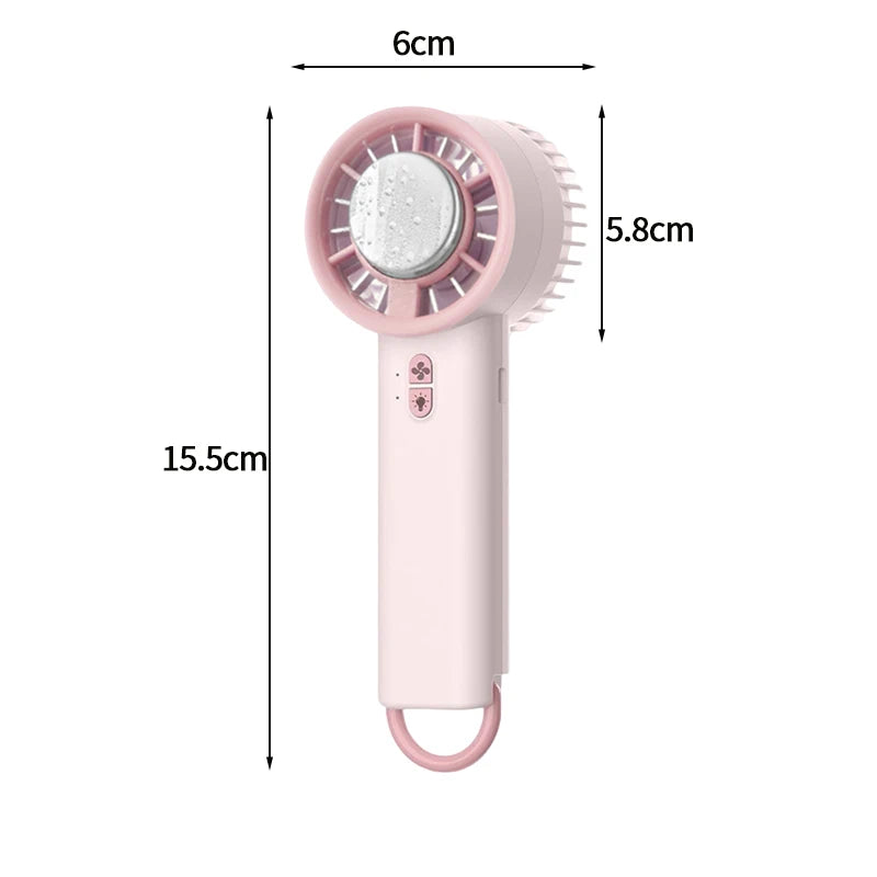 Handheld Fan with Ice Cooler
