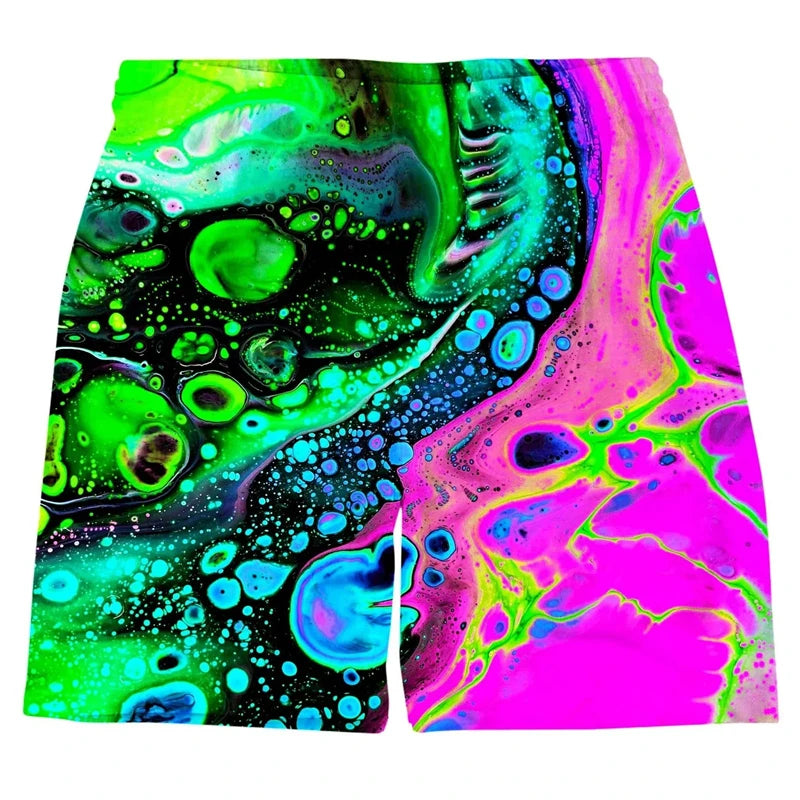 Psychedelic Graffiti Board Shorts