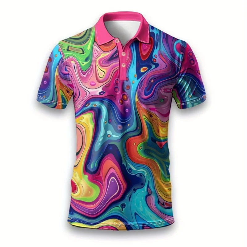 Psychedelic Swirl Polo