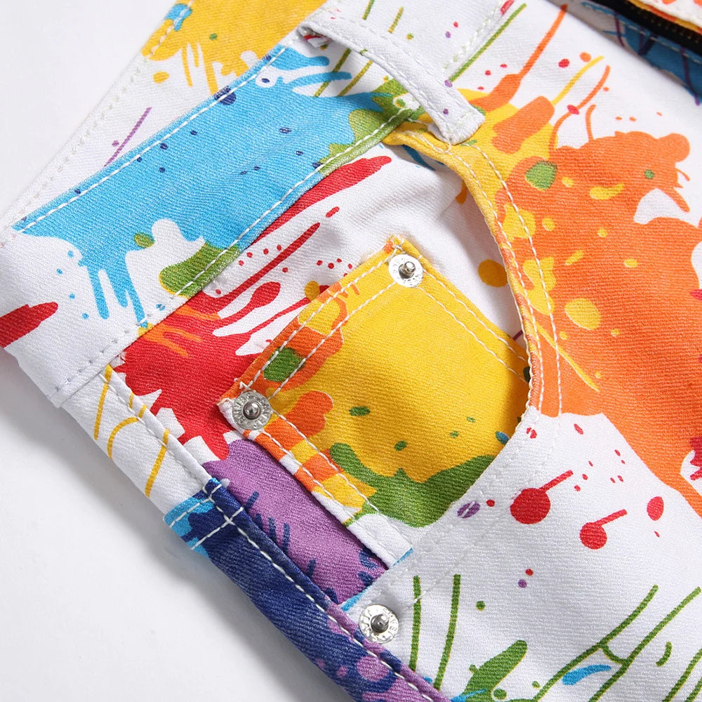 Splatter Jeans